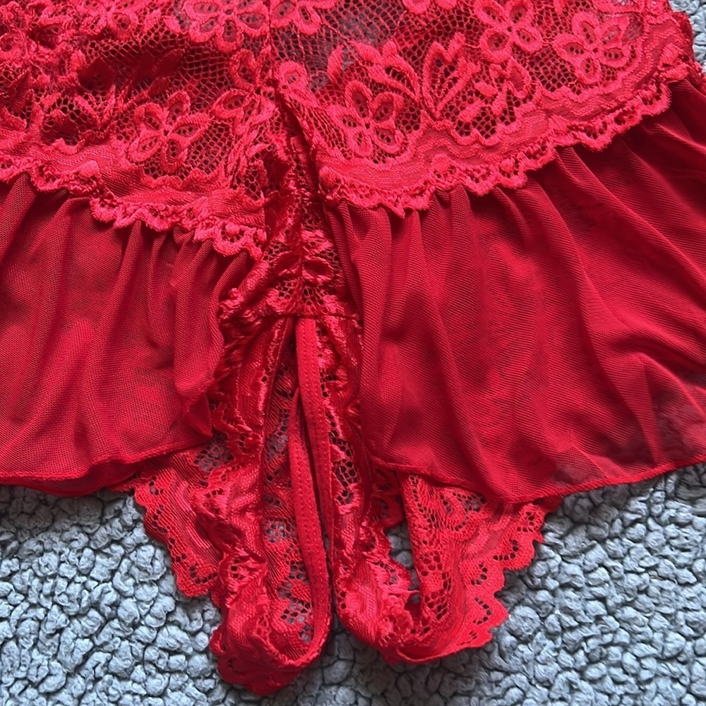 NWT Thisrose Sexy Teddy Lace Halter Babydoll Lingerie - Picture 6 of 10